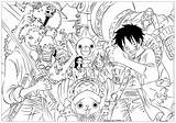 Piece Coloring Pages Kids Coloriage Ten Color Lineart Da Deviantart Anime Manga Print Children Drawing Funny Printable Supercoloriage Colour Colorare sketch template