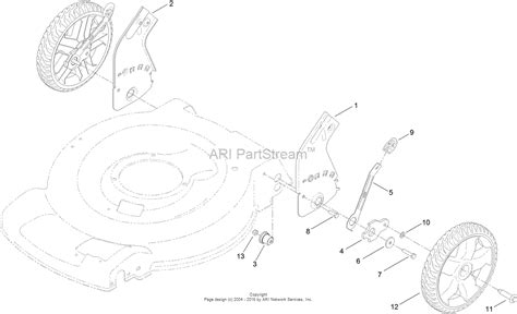 toro   recycler lawn mower  sn   parts diagram  height