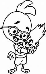 Cluck Ace Coloring Kirby Chicken Little Wecoloringpage Pages Buck sketch template