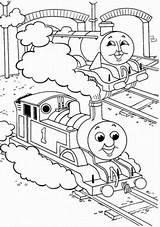 Coloring Pages Thomas Edward Train Friends Related sketch template