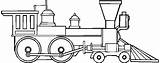 Steam Train Locomotive Drawing Coloring Engine Drawings Trains Color Pages Easy Clipart Cliparts Kids Print Clip Luna Library Search sketch template