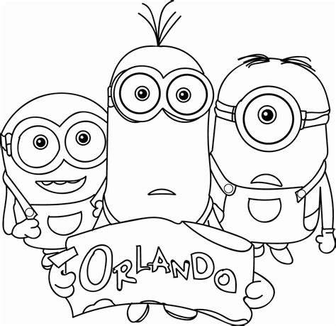 minion kevin coloring pages  getcoloringscom  printable