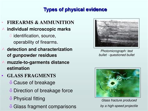 Ppt Forensic Science The Application Of Science To Those