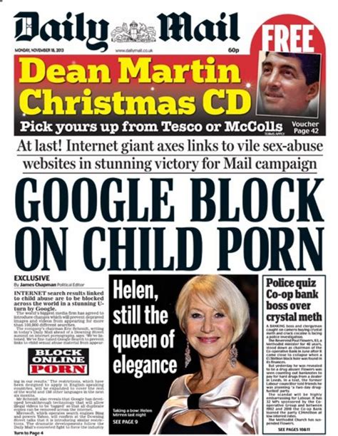 uk newspaper review google child abuse block  headlines bbc news