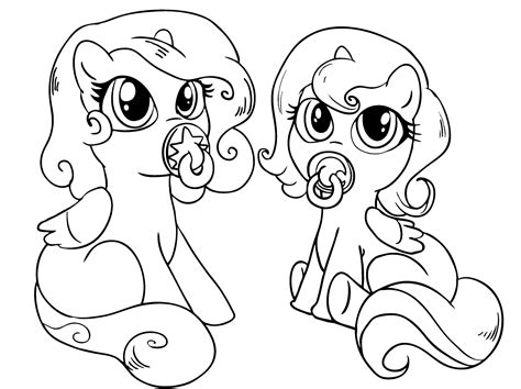 baby  pony coloring pages   pony car coloring pages