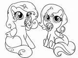 Pony Little Coloring Pages Baby Sheets Disimpan Dari Kids Cartoon sketch template
