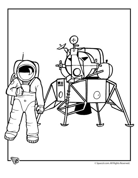 astronaut coloring pages coloring home