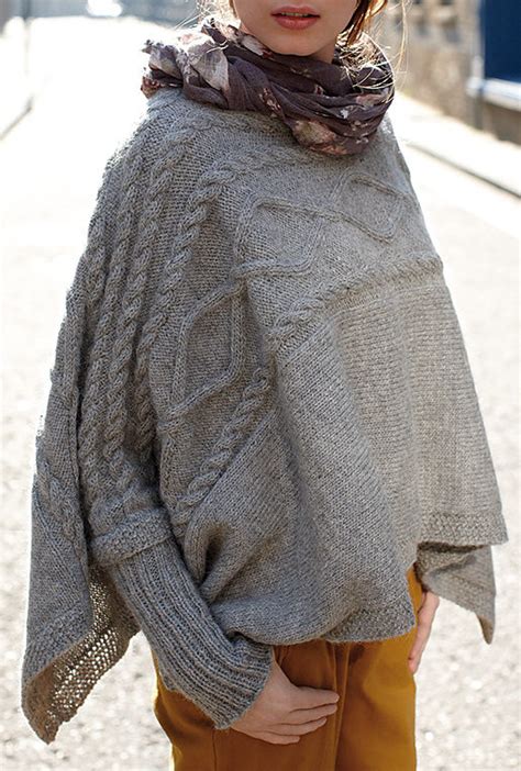 Modern Poncho Knitting Patterns In The Loop Knitting