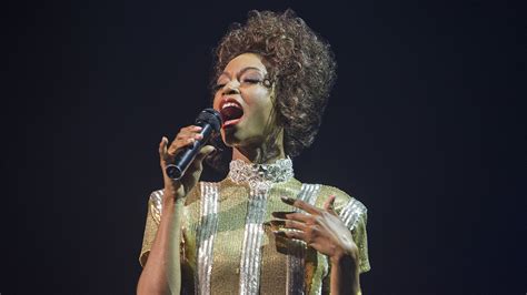 whitney actress says houston s death too recent to explore on screen
