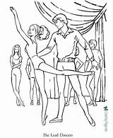 Ballet Dancers sketch template