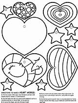 Mobile Heart Coloring Pages Crayola sketch template