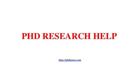 phd research