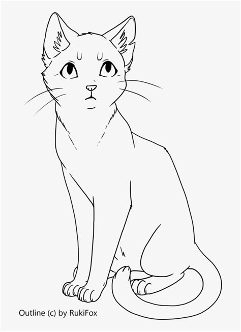 Shorthair Cat Template By Rukifox On Clipart Library Short Haired Cat