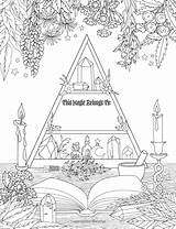 Coloring Shadows Book Pages Cesari Witch Life Choose Board Amy Adult sketch template