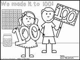 100th Coloring School 100 Sheet Days Freebie Teacherspayteachers Board Preschool Math Kindergarten Education Printables 100s Stuff 產品 網站 Classroom Sheets sketch template