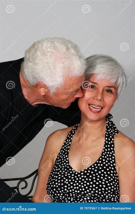 Attractive And Affectionate Mature Couple Stock Image Image Of