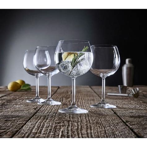 Linea Cocktail Collection Gin Balloon Glass Set Of 4