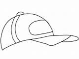 Baseball Coloring Cap Pages sketch template