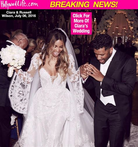 [pic] Ciara And Russell Wilson’s Wedding Photo See First
