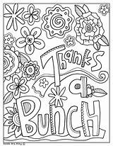 Coloring Pages Teacher Appreciation Week Nurse School Thank Family Principal Printable Printables Secretary Classroomdoodles Color Bunch Thanks Template Classroom Getcolorings sketch template