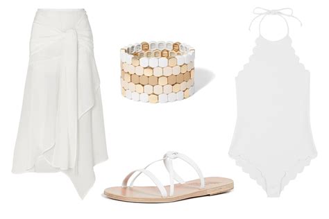 The Beach Bound Babe White Outfit Ideas For Summer Popsugar Fashion