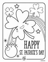 Pages Saint Coloriage Patricks Clover Patricio Getcolorings Malvorlagen Irish Shamrock Everythingetsy Leerlo Imprimé sketch template