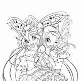Winx Club Coloring Harmonix Pages Bảng Chọn Result sketch template