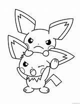 Coloring4free Pikachu Coloring Pages Pichu Related Posts sketch template