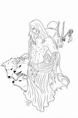Hades Lineart Goddesses sketch template