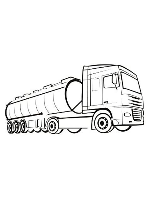 fuel tanker coloring pages  printable fuel tanker coloring pages