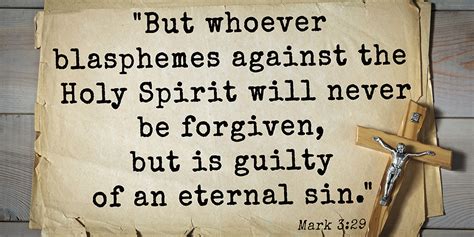 What Does It Mean To Blaspheme The Holy Spirit John