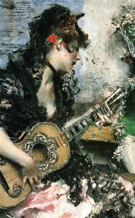 giovanni boldini italian   suonatrice  chitarra dettaglio  williamstown