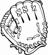 Baseball Glove Clipart Mitt Coloring Pages Gloves Giants Boxing Catcher Drawing Draw Gear Clip Sf Drawings Batter Cliparts Francisco San sketch template