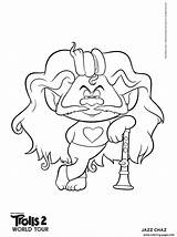 Trolls Coloring Chaz Dibujos Colorare Troll Disegni Poppy Xcolorings Mundial Gira sketch template