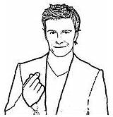 Beckham David Pages Coloring Celebrity Colouring sketch template