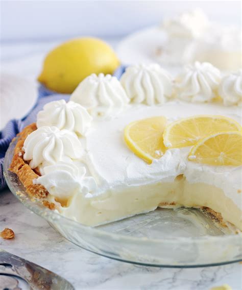 Sour Cream Lemon Pie Recipe Lemon Sour Cream Pie Lemon Pie