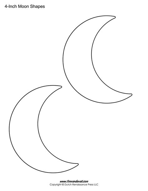 moon printable sheet moon coloring pages moon crafts cresent moon