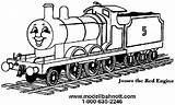 Train Coloring Pages James Thomas Gif Choose Board sketch template