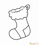 Stocking Coloring Christmas Pages Stockings Socks Drawing Simple Color Sheet Kids Clipart Clip Contain Sweet Print Date Drawings Clipartmag Rocks sketch template