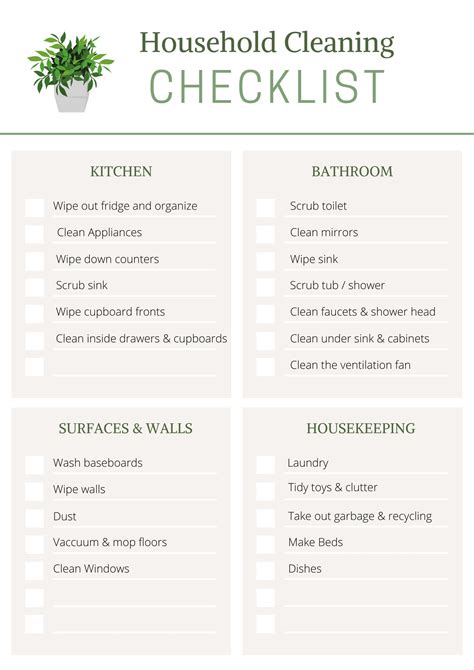 printable cleaning charts  ginger home