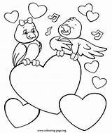 Coloring Pages Valentines Happy Popular sketch template
