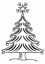 Arvore Weihnachtsbaum Kerstboom Albero Kleurplaat Malvorlage Kleurplaten Stampare sketch template