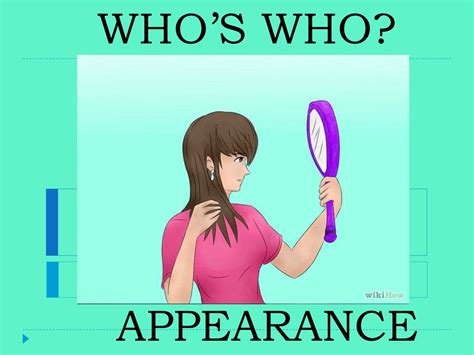 whos  appearance