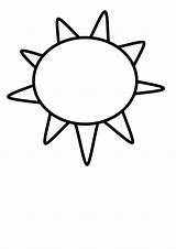 Sun Book Coloring Clipart Line sketch template