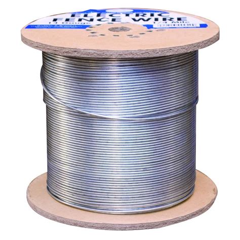 farmgard  mile  gauge galvanized electric fence wire   home depot