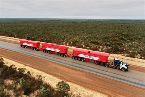 world  autonomous road train  onslow iron project  pilbara wa