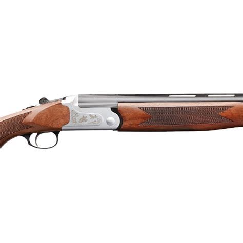 charles daly  black chromesilver ga    shotgun  oiled walnut