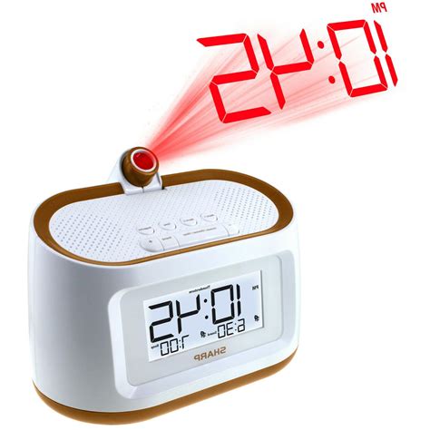 sharp projection alarm clock  soothing nature sleep