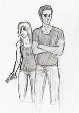 Divergent Tris Tobias sketch template