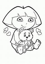 A4 Dora sketch template